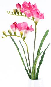 Umelá kvetina Frézia ružová, 57 cm