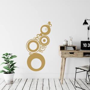INSPIO-výroba darčekov a dekorácií - Nálepky na stenu - Kruhový ornament