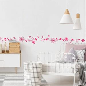 INSPIO-výroba darčekov a dekorácií - Nálepky na stenu - Jemný kvet