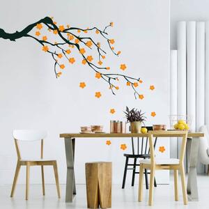 INSPIO-výroba darčekov a dekorácií - Nálepka na stenu - Sakura