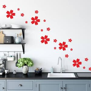 INSPIO-výroba darčekov a dekorácií - Nálepky na stenu - Kvety