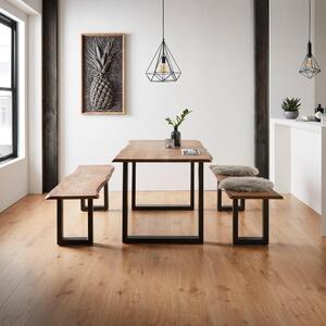 Jedálenský stôl z masívu Malmo 160x85 Cm
