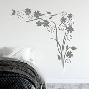 INSPIO-výroba darčekov a dekorácií - Nálepka na stenu - Kvet