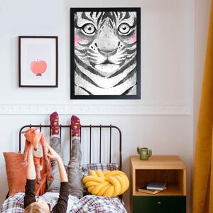 INSPIO-dibondový obraz - Obraz do detskej izby - Dekorácia tiger