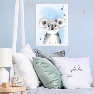 INSPIO-dibondový obraz - Obraz do detskej izby - Farebný s koalou