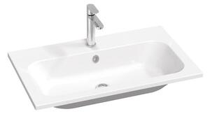 Umývadlo Ravak Chrome Slim 80x49 cm otvor pre batériu uprostred XJG01180001