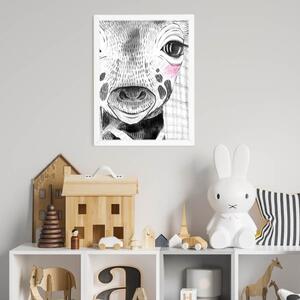 INSPIO-dibondový obraz - Obraz do detskej izby - Dekorácia so žirafou