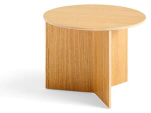 HAY Stolík Slit Wood round, oak
