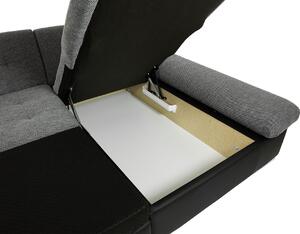 Luxusná sedacia súprava Agapi, biela / tmavo šedá