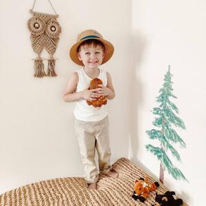 INSPIO-textilná prelepiteľná nálepka - Stromčeky malé - Nálepky na stenu
