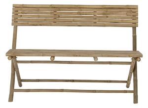 MUZZA Bambusová záhradná lavica sole 120 cm prírodná