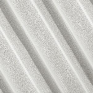 Biela záclona LILIAN na páske s dažďovým efektom, polopriehľadná 400X145 cm