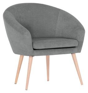 KRESLO, textil, sivá Carryhome - Online Only obývacie izby, Online Only
