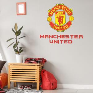 INSPIO-textilná prelepiteľná nálepka - Nálepka Manchester United Futbalový klub