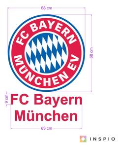 INSPIO-textilná prelepiteľná nálepka - Nálepka pre futbalistov Bayern Mníchov