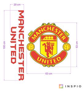 INSPIO-textilná prelepiteľná nálepka - Nálepka Manchester United Futbalový klub