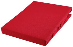 NAPÍNACIA PLACHTA, džersej, červená, 90-100/200-220 cm Novel - Obliečky & plachty, Online Only