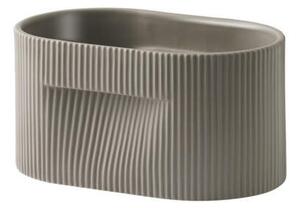 Muuto Kvetináč Ridge Planter H13, taupe