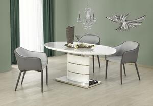 Rozkladací jedálensky stôl ASPEN 140-180x90 cm - biela