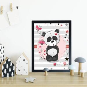 INSPIO-dibondový obraz - Obraz s pandou do detskej izby