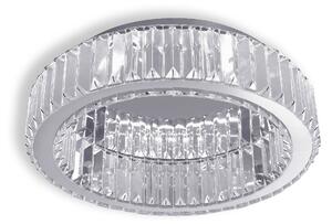 Toolight Toolight, krištáľové stropné svietidlo 40cm, 24W, 4000K, 1120lm, APP1742-C, chrómová, OSW-09306
