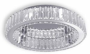 Toolight Toolight, krištáľové stropné svietidlo 50cm, 30W, 4000K, 1401lm, APP1744-C, chrómová, OSW-09308