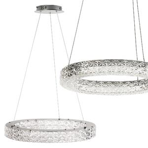Toolight Toolight, LED stropné svietidlo 50cm, 36W, 4000K, MS005-CP, chrómová, OSW-09615
