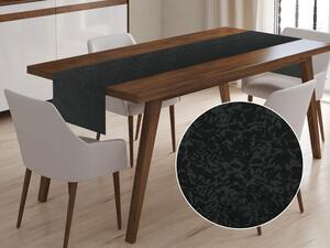 Biante Teflónový behúň na stôl TF-046 Venezia čierny 20x140 cm