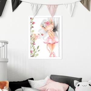 INSPIO-dibondový obraz - Obrazy na stenu do detskej izby - Mica balerína