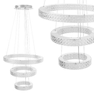 Toolight Toolight, LED stropné svietidlo 60cm, 76W, 4000K, MS008-CP, chrómová, OSW-09618