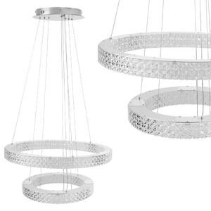 Toolight Toolight, LED stropné svietidlo 60cm, 64W, 4000K, 5000lm, MS007-CP, chrómová, OSW-09617