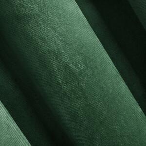 Zelený zamatový záves ROSA 135x300 cm