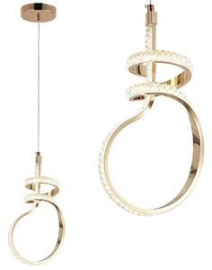 Toolight Toolight, LED závesné svietidlo, 24W, 4000K, G071-CP, zlatá, OSW-08669