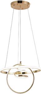 Toolight Toolight, LED závesné svietidlo 3x20W, 4000K, G066-CP, zlatá lesklá, OSW-08699