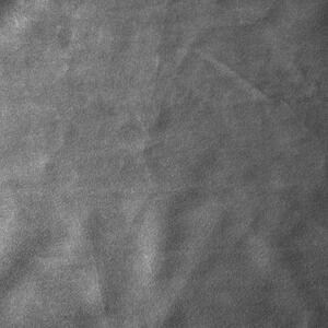 Sivý zamatový záves na krúžkoch ROSA 140x250 cm
