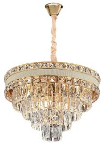 Toolight Toolight, závesné svietidlo 50cm, 7xE14, G048-CP, zlatá, OSW-08942