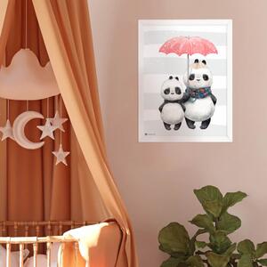 INSPIO-dibondový obraz - Obrázok do detskej izby s pandami