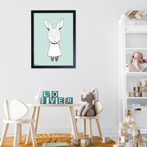 INSPIO-dibondový obraz - Obrazy na stenu do detskej izby - Zajačik