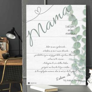 INSPIO - výroba darčekov a dekorácií - Darček pre maminu - Personalizovaná tabuľka na Deň matiek