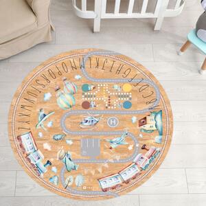 INSPIO-korkový koberec s menom - Detský koberec cesta, korkový koberec pre chlapcov