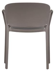 MUZZA Jedálenská stolička betanny sivá