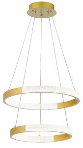 Toolight Toolight, LED závesné osvetlenie, 38W, 3000K, LHJ044-CP2, zlatá, OSW-60027