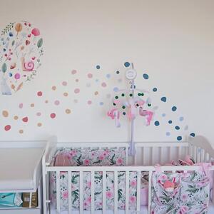 INSPIO-textilná prelepiteľná nálepka - Samolepky Fliačiky na stenu do detskej izby
