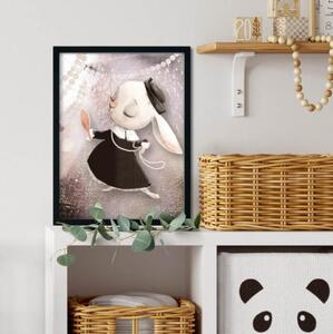 INSPIO-dibondový obraz - Zajačica Parádnica - obraz na stenu do detskej izby