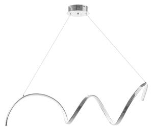 Toolight Toolight, LED závesné svietidlo 90cm, 26W, 3000K, LHJ025-CP, chrómová, OSW-60016