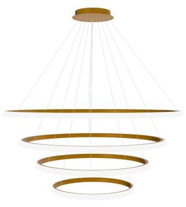 Toolight Toolight, závesné svietidlo 100cm, 60W, 3000K, LHJ010-CP4, zlatá matná, OSW-50003