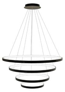 Toolight Toolight, LED stropné svietidlo 20/40/60/80 cm, 82W, 3000K, LHJ014-CP4, čierna, OSW-50005