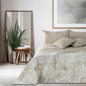 DecoKing Prehoz na posteľ Alhambra béžová, 220 x 240 cm, 220 x 240 cm