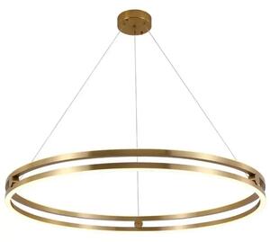 Toolight Toolight, LED závesné svietidlo 60cm, 76W, 3000K, LHJ015-CP, zlatá, OSW-60009