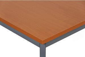Jedálenský stôl TRIVIA, tmavo sivá konštrukcia, 1600 x 800 mm, čerešňa